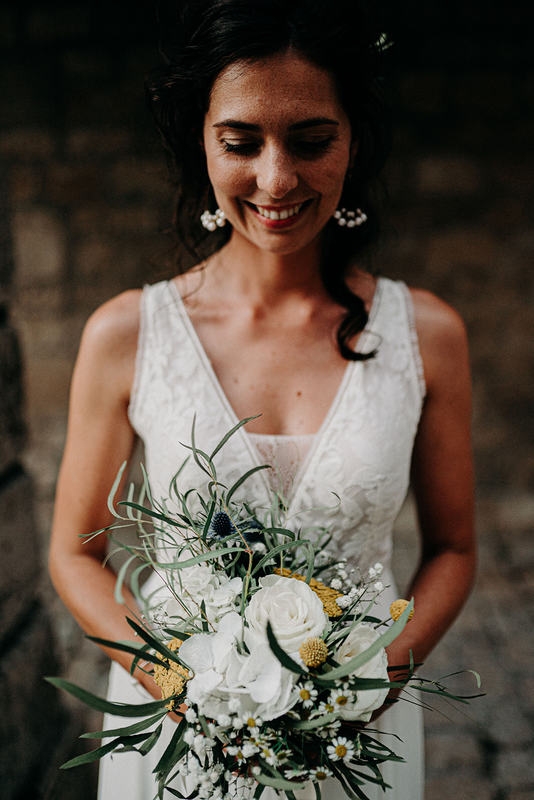 bouquet de mariée fleuriste blaye
